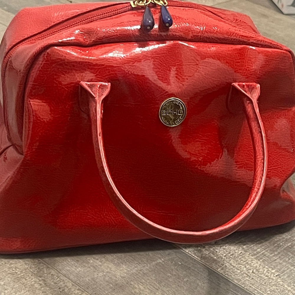 Solo Vibrant Red Cosmetic Bag